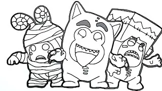 Magical coloring box | Oddbods Coloringpages