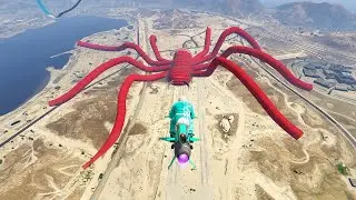 Crazy Gaint Spider - Leg it or Lose  - GTA 5 Online
