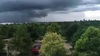 Time Lapse of a Storm Rolling into Austin Texas
