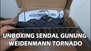 UNBOXING SENDAL GUNUNG WEIDENMANN TORNADO