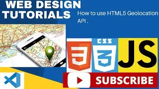 How To use Geolocation API in a Web-Page using HTML, CSS and JavaScript #geolocation #html #css #js