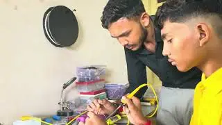 ElectroEra Robotics club's Team 3 preparation for Technoxian World Robo Cup-2024