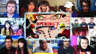 Naruto Shippuden Opening 7🐸🖋 | Reaction Mashup | Toumei Datta Sekai | 60FPS