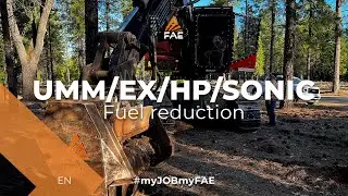 The UMM/EX/HP/Sonic -  FAE's forestry mulchers for the most powerful excavators