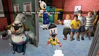 Ice Scream 6 But Mini Rods Kill Rod Automatically Full Gameplay