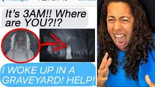 I WOKE UP in a GRAVEYARD at 3 AM!!!! (Scary Text Message Story)