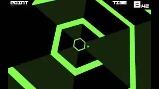 Super Hexagon First play + video capture with Razer booster