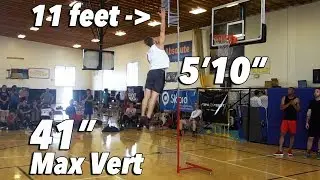 My Max Vertical Test + Measurements | Dunk Camp Day 1
