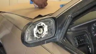 How to replace the glass on a side view mirror