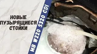 Замена задних пневмостоек Maxgear на Mercedes-Benz S320 W220