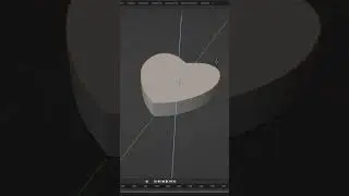 Как сделать сердце в Blender. #blender #3ddesign #3dgraphics #shorts