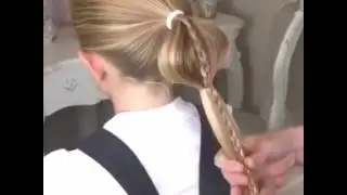Причёска в школу, быстро и легко