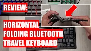 REVIEW: Horizontal Folding Bluetooth TRAVEL Keyboard