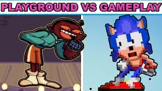 FNF Playground VS Gameplay | Sonic