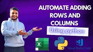Excel Automation with Python- Master Rows & Columns (OpenPyXL).