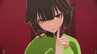 〖Undertale/MMD〗あだぽしゃ〖Frisk&Chara〗