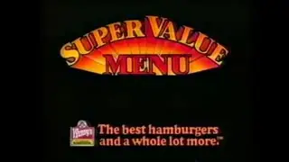 Wendy's - Super Value Menu - Biggie Size Commercial (1989)