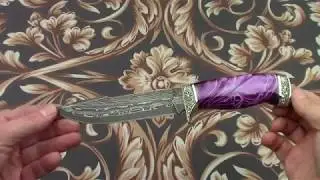 Рукоять из акрила для ножа МФ.
