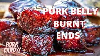 Pork Belly Burnt Ends | Smoked Pork Belly Burnt Ends On A PK Grill Original