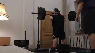 One plate club in squats.