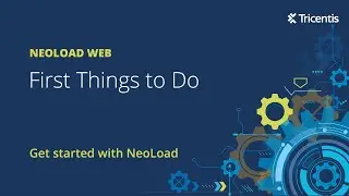 First Things to do in NeoLoad Web