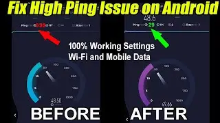 Fix High Ping Problem on Wi-Fi and Mobile Data | Get 30 ms Ping on Android Phone Ping Problem Fixed