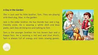 SHORT STORY A1 LEVEL: SIMPLE PRESENT/ PRESENT CONTINUOUS