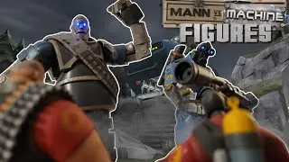 TF2's COOLEST Figures: Reviewing The Robot Heavy & Pyro