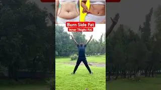 Side Fat Burn 🔥/ Slim Waist / Slim Thighs / Exercise for Side Fat / Yoga for Side Fat / #ytshorts