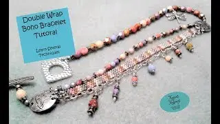 Double Wrap Boho Bracelet Tutorial