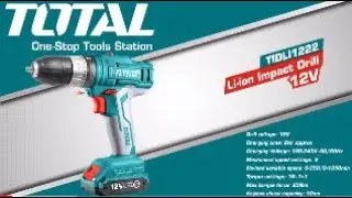 TOTAL 12V Cordless Impact Drill TIDLI1222