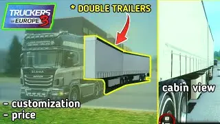 TRUCKERS OF EUROPE 3 VERSION 0.46 ● DOUBLE TRAILERS ● wanda software I gameplay