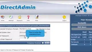 18) How to password protect a directory in Direct Admin by Gecko Websites