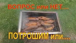 ОКУНЬ горячего КОПЧЕНИЯ в коптильне