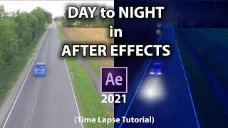 How to do Day to Night in After Effects I Time lapse I After Effects Tutorial I Technical Sarower