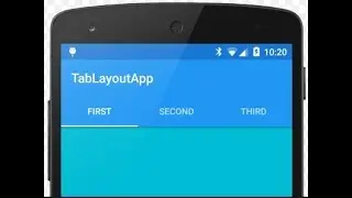 69. Create a Tab Layout with text only Fixed Mode  Part 1