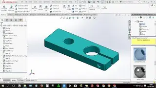 How to design Split lock pad in solidworks