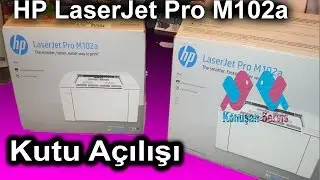 HP LaserJet Pro M102a Box-Open setup