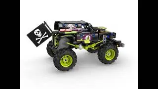 Spinning Lego Grave Digger