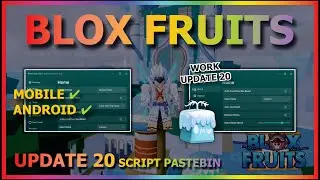 BLOX FRUITS Script Mobile UPDATE 20 AUTO FARM | SMOOTH | MASTERY | TP FROZEN DIMENSION & MORE👻