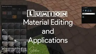 Lumion 10 | Material Editing & Application | #LumionTutorial