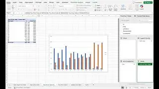 Add Data Labels in PivotChart, Change to Percentage 