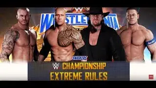 The Undertaker vs The Rock vs John Cena vs Randy Orton!! Wwe Championship!! (WWE 2K18)