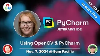 Using OpenCV In PyCharm (DETR Demo) - OpenCV Live! 150