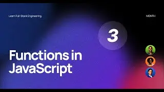 19. Functions in JavaScript (Class 1)