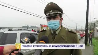 CAMIONETA VUELCA EN LADERA DEL SECTOR PUDETO 20ABR21