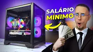 I built a COMPLETE GAMER PC with a MINIMUM WAGE 2025 - IT RUNNED EVERYTHING