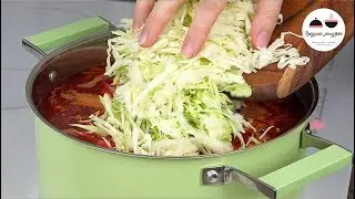 Бесподобно вкусный борщ с молодой капустой