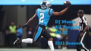 DJ Moore All Targets | 2021 Season (All-22)