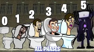 Friday Night Funkin' Vs Skibidi Toilet |  PHASES - (New Skibidi) FNF Mod - Friday Night Funkin